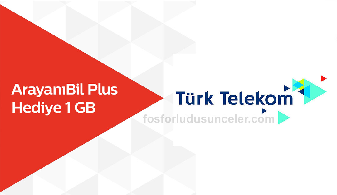 Türk Telekom Arayanı Bil ile 1 GB Bedava internet Kazanmak